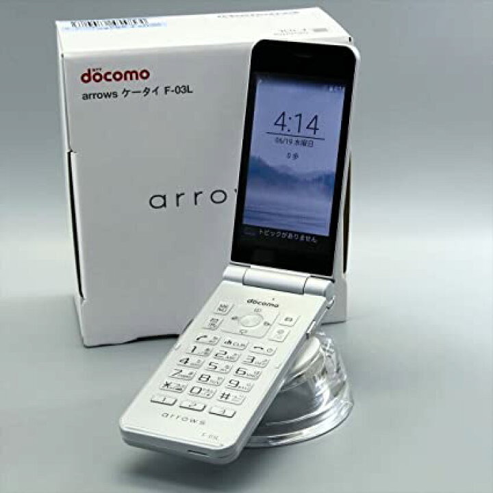 楽天市場】新品・未使用品 docomo arrows ケータイ F-03L シルバー 