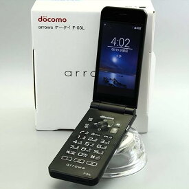 新品・未使用 docomo Arrows ケータイ本体 携帯電話本体 F-03L ブラック 　白ロム 注）SIMフリーではありません。