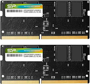 VRp[ m[gPCp DDR4-2666 (PC4-21300) 8GB*2 (16GB) 260Pin 1.2V CL19 MacΉ SP016GBSFU266B22