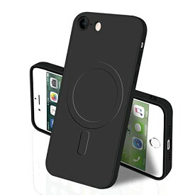 IPhone SE2 iPhone SE3 iPhone7 iPhone8 MagSafe ケース マグネット搭載 シリコン アイフォンSE3 カバー スマホケース 全面保護 耐衝撃 液体シリコーン 薄型 ワイヤレス充電対応 ストラップホール付き 滑り