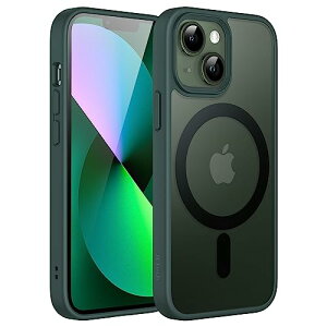iPhone 13 mini 5.4�C���`�p �}�O�l�b�g �P�[�X MagSafe�ɑΉ� �������̃}�b�g�w�� ���^ �ϏՌ� �J�o�[ (�Z���ΐF)
