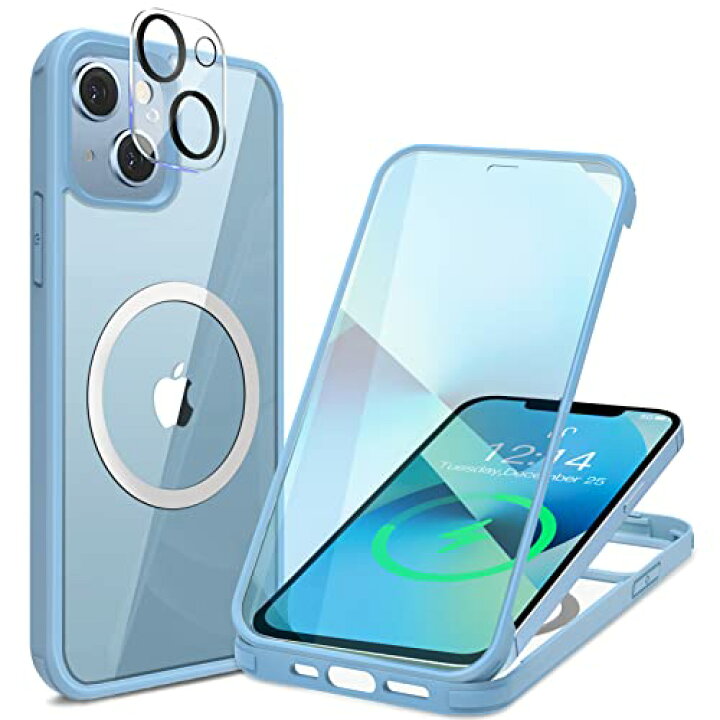 楽天市場】iPhone 14 Plus 用 ケース クリア 両面強化ガラス 全面保護 