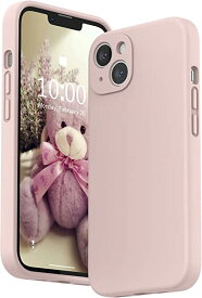 SURPHY iPhone13 ケース 6.1インチ対応 アイフォン13 シリコンケース レンズの全面保護 耐衝撃 超軽量 指紋防止 全面保護 ソフトカバー (ピンク)