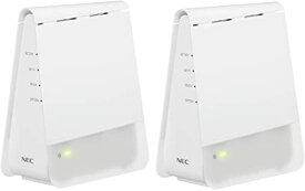 NEC WiFi6 メッシュルーター 親機中継機セットWi-Fi 6(11ax)/AX1800 Atermシリーズ ペアリング済み すぐ使える AM-AX1800HP/MS