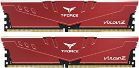 Team DDR4 3200Mhz(PC4-25600) 16GBx2枚(32GBkit) CL16 デスクトップ用メモリ ハイスピードタイプ Vulcan Zシリーズ 日本国内無期限保証