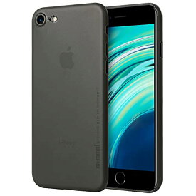 memumi iPhone SE ケース 第3世代/第2世代 iPhone SE/iPhone 8/ iPhone7対応ケース 0.3 超薄型 超軽量 アイフォンSE/8/7保護カバー 指紋防止 人気ケース·カバー (クリアブラック)