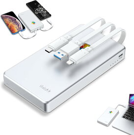 外付けハードドライブ 4TB 2.5インチ iDiskk iPhone 外部HDD フラッシュメモリ iPone16対応/ iPhone/iPad/MacBook/PC/Android(USB-C)デバイスと高互換性あり プラグ&プレイ ワンクリック自動バックアップ 容量不足解消ストレージ拡張