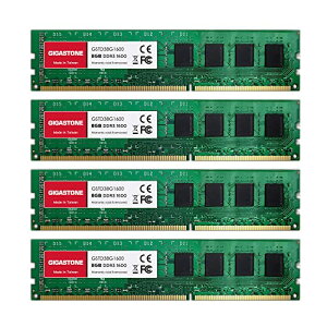  DDR3 Gigastone fXNgbvPCp DDR3 8GBx4 (32GB) DDR3-1600MHz PC3-12800 CL11 1.5V UDIMM 240 Pin Unbuffered Non-ECC Memory M