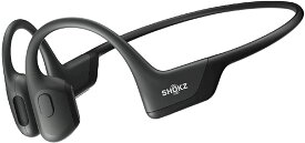 Shokz OpenRun Pro 骨伝導イヤホン ワイヤレス 低音再生強化 急速充電 DSP ノイズキャンセリング マイク 防水 bluetooth5.1 ブラック