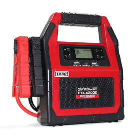 ハチハチハウス ジャンプスターター ITO-42000 12V 24V 対応 マルチファンクション 大容量 42000mAh ガソリン/ディーゼル車対応 メーカー保証1年 USB typeC 最大電流 1500A 安全保護機能付き 急速充電対応