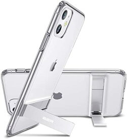 ESR iPhone 11 ケース アイホン 11 キックスタンドカバー ソフトバンパー 衝撃吸収 角度調節可能 全面保護 スタンド機能 6.1インチ スマホケース クリア
