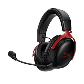 ハイパーエックス(HyperX) HyperX Cloud IIIワイヤレスゲーミングヘッドセット DTS Headphone:X空間オーディオ 53mmドライバー搭載 Cloud IIの 快適性 ブラック レッド PC、PS5、PS4、Xboxシリー