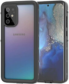 Samsung Galaxy S20 5G 防水ケース 6.2インチ DINGXIN 指紋認証対応・Qi充電対応 防水 防雪 防塵 耐震 IP68防水規格 超軽量 docomo SC-51A au SCG01 ギャラクシーs20 耐衝撃ケース カバー ストラップ付き 操作便利 脱着簡単 360°全方向保護 (黒色)