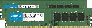 Crucial RAM 32GB Kit (2x16GB) DDR4 3200MHz CL22 (or 2933MHz or 2666MHz) Desktop Memory CT2K16G4DFRA32A