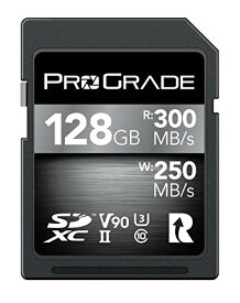 ProGrade Digital (プログレードデジタル) SDXC UHS-II V90 COBALT 300R メモリーカード 正規輸入品 (128GB)