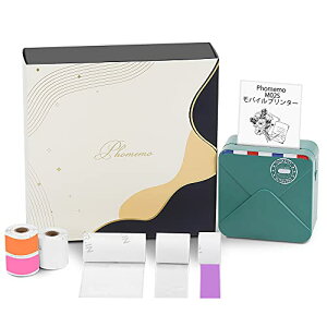 Phomemo M02S X}zΉ oCv^[ 6[V[t Zbg 300DPI |[^u^ ~jv^[ T[}v^[ tHgv^[ mNv^[ Bluetoothڑ 蒠 ʐ^/n