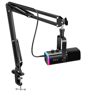 FIFINE XLR/USB Q[~O}CNZbg Xg[~O |bhLXgp _Ci~bN PC}CN u[A[X^ht RGB@\t ~[g{^ wbhtHWbN {[J{CX 