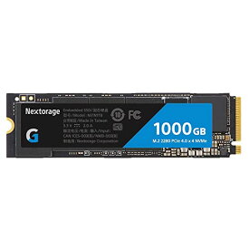 Nextorage Gシリーズ SSD 1000GB 内蔵SSD M.2 2280 最大転送速度7300MB/s PCIe Gen 4.0 x 4 NVMe 1.4 NE1N1TB/GHNEL