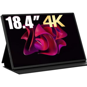 oCj^[ 4K 18.4C` ڌy/Fጸ oCfBXvC Q[ XCb`p USB Type-C/HDMI 3840 x 2160//Xs[J[/X^ht/IPSpl/VESAΉ Acouto XC18 Max PS5