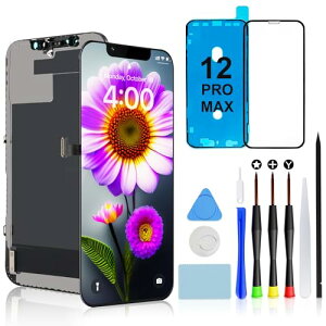 Brinonac iPhone 12 Pro Max tpl ʌ Lbg - 6.7C` tgpl LCD ^b`pl Cp[c KX XN[ C Ht