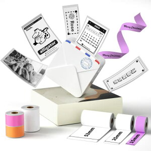 Phomemo M02S ~jv^[ mN X}zΉ T[}v^[ xv^[ oCv^[ 300DPI |[^u^ tHgv^[ v^[ 蒠v^[ Bluetoothڑ 