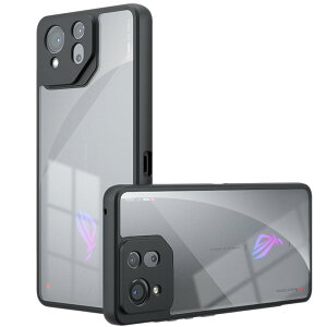 �X�}�z�P�[�X ROG Phone 8 / 8 Pro �P�[�X �J�o�[ �N���A�P�[�X �n�C�u���b�h �P�[�X �w��F�؉\���f�� �ϏՌ� �V���v�� (�N���A �o�b�N�p�l���J���[ )