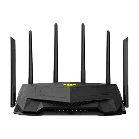 ASUS WiFi TUF-AX6000 無線 ルーター 規格WiFi6 4804+1148Mbps v6プラス/ OCNバーチャルコネクト 対応デュアルバンドゲーミング。デュアル2.5Gbpsポート ゲーミングLANポート メッシュ/