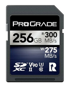 ProGrade Digital SDXC UHS-II V90 IRIDIUM 256GB �������[�J�[�h (�ő�Ǎ�300MB/s �ő发��275MB/s) �v���O���[�h�f�W�^�� ���K�A���i