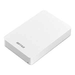 BUFFALO USB3.1(Gen.1)�Ή� �ϏՌ��|�[�^�u��HDD 4TB �z���C�g HD-PGF4.0U3-GWHA