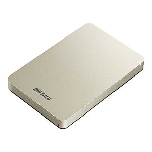 BUFFALO USB3.1(Gen.1)�Ή� �ϏՌ��|�[�^�u��HDD 1TB �S�[���h HD-PGF1.0U3-GLA