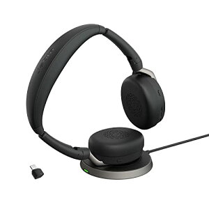 Jabra �w�b�h�Z�b�g Evolve2 65 Flex Link380c UC Stereo WLC ���C�����X �w�b�h�z�� 2�䓯���ڑ� ���� Bluetooth �R���p�N�g �܂肽���ݎ��[�݌v �m�C�Y�L�����Z�����O�}�C�N���� USB-C ���C�����X�[�d��t��