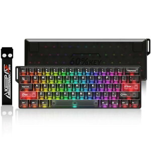 DAREU COOL60 �������f�U�C�� 0.01mm ���s�b�h�g���K�[�Ή� �Q�[�~���O�L�[�{�[�h �L��8000hz�|�[�����O���[�g ���C�X�C�b�` �z�b�g�X���b�v SOCD�Ή� �e���L�[���X 60%�p��z�� ��/�u���b�N 1�N�ԃ�