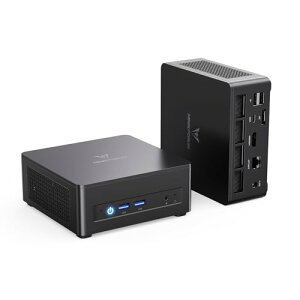 MINISFORUM UM690L Slim �~�jpc AMD Ryzen 9 6900HX LPDDR5-6400MHz 32GB 1TB SSD Windows 11 Pro ���^�p�\�R�� HDMI2.1 |DP1.4|USB4 2.5Gbps LAN/Wi-Fi6E/BT5.2 �t��