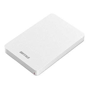 BUFFALO USB3.1(Gen.1)�Ή� �ϏՌ��|�[�^�u��HDD 1TB �z���C�g HD-PGF1.0U3-WHA