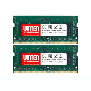 WINTEN �m�[�gPC�p������ DDR4-2666 8GB 4GB 2�� 260Pin CL19 1.2V SODIMM SDRAM �����������[ ���݃������[ 5�N�ۏ� �����ۏ� WT-SD2666-D8GB