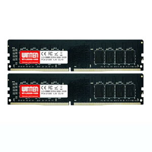 WINTEN �f�X�N�g�b�vPC�p������ DDR4-2666 32GB 16GB 2�� 288Pin CL19 1.2V DIMM SDRAM �����������[ ���݃������[ 3�N�ۏ� WT-LD2666-D32GB