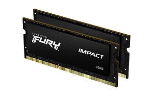 �L���O�X�g�� Kingston FURY �m�[�gPC�p������ DDR3L 1866MT/�b 16GB (8GB×2��) Kingston FURY Impact �C���p�N�g CL11 1.35V SODIMM KF318LS11IBK2/16 ���i�������ԕۏ�