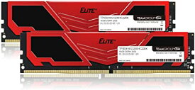 TEAM DDR4 3200Mhz PC4-25600 16GBx2枚 32GBkit デスクトップ用メモリ Elite Plus シリーズ 日本国内無期限保証(永久保証 正規品