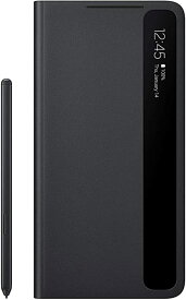 Galaxy S21 Ultra 5G Sペン搭載 スマートクリアビュー Sペンホルダー付 ケース | SMART CLEAR VIEW COVER with S Pen EF-ZG99P | (ブラック) 海外純正品 [並行輸入品]