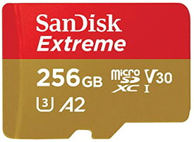 microSDXC 256GB SanDisk サンディスク Extreme UHS-1 U3 V30 4K Ultra HD アプリ最適化 A2対応 SDアダプター付 並行輸入品