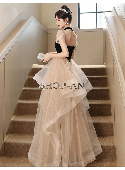 楽天市場】【楽天スーパーSALE半額OFF】パーティードレス ロング 結婚  