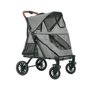 【2025年新仕様】 ペットカート 大型犬対応 前後ドア 乗りやすい 耐荷重50kg 折りたたみ 多頭 ワンタッチ折り畳み 中型犬 小型犬 猫 軽量 組立簡単 介護用 ドッグカート 犬 猫 動物 ペット用品