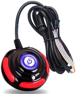 YFFSFDCPC電源代替えボタンPC電源スイッチ外付け電源ボタンパソコンリセットスイッチデスクトップコンピューターケース用電源ランプHDDランプリセットケーブル電源指示ライト接触不良の…