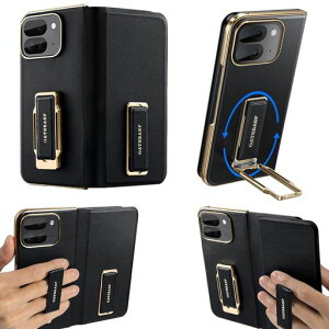 NIFBANG Google Pixel 10 Pro Fold�p�̃P�[�X ���U�[ �t�B���K�[�z���_�[�t���p�̃t���b�v�P�[�X �X�}�z�x���g�t�� ����/���^���X�^���h Google Pixel 10 Pro Fold�p�̃J�o�[ �w��h�~ �C�菝�h�~ �ϏՌ�