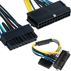 Xiatiaosann24ピン18ピンATXPSU電源アダプタケーブル、HPZ220Z230Z420Z620ワークステーション用24P-18PATXPSUメイン電源ケーブル(33cm13in)