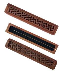 香炉線香立て線香皿横置き花梨木製仏壇袈印堂(線香差し)