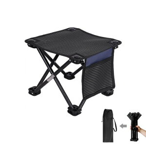 折りたたみ椅子キャンプチェアアウトドアコンパクト軽量折り畳み耐荷重150kg登山釣り椅子収納袋付きUciyステンレス鋼