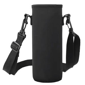 MARRFor�T�[���X(THERMOS)FJU-1500�����L�����A�J�o�[-�h���l�I�v�������E�H�[�^�[�{�g���J�o�[�f�M���߉\�ȃV�����_�[�x���g�t��9.5cm�ȉ����a�̃{�g���ɑΉ�(1.5L�e�ʓK�p)BLACK