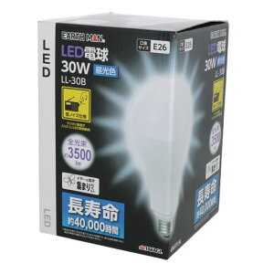 ���V LED �d�� 30W LL-30B EARTH MAN �����p �S���� 3500lm �����F �����W�܂�ɂ��� ��m�C�Y�d�l ������ ������