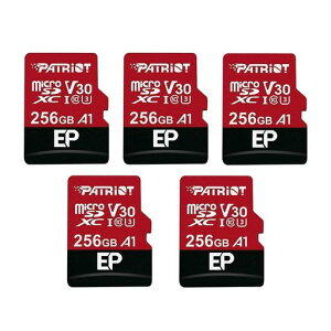 Patriot256GBA1/V30MicroSDCardforAndroidPhonesandTablets4KVideoRecording-5PackLotof5
